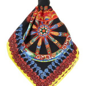 Multicolor Silk Scarf