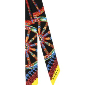 Multicolor Silk Foulard