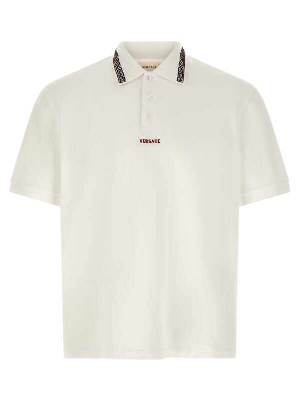 White Cotton Polo Shirt