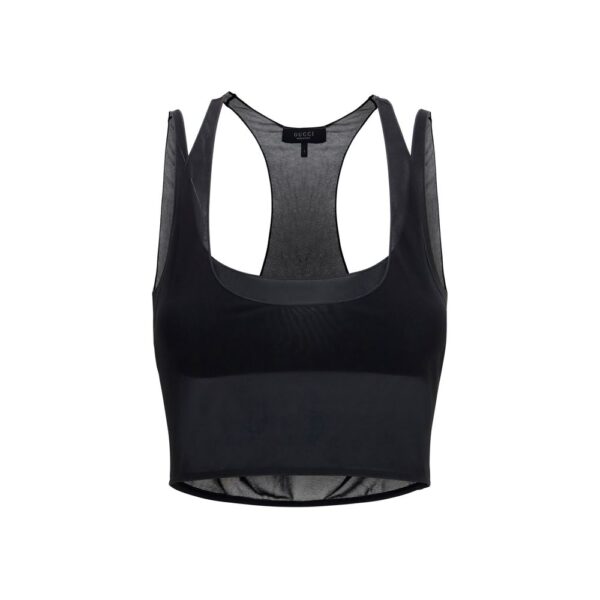 Black Viscose Blouse