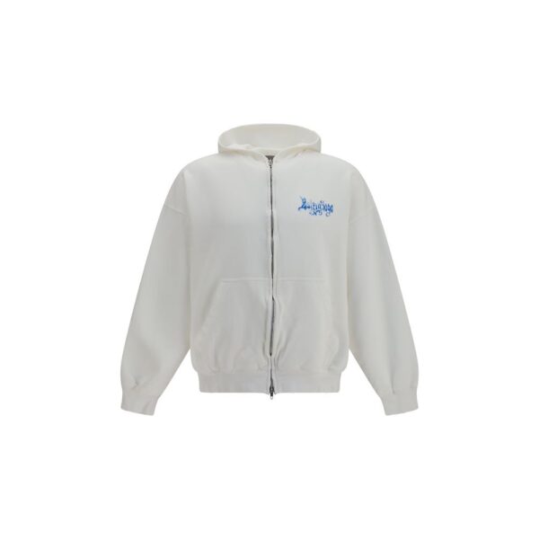 White Cotton Sweatshirt