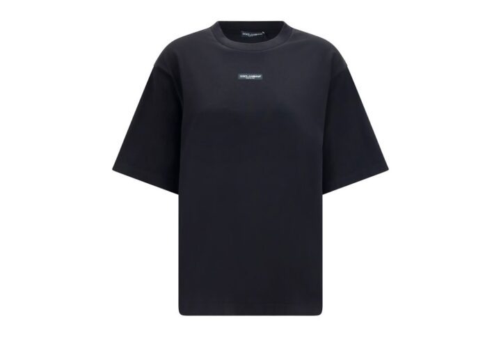 Black Cotton T-Shirt | Jag Couture London – New York