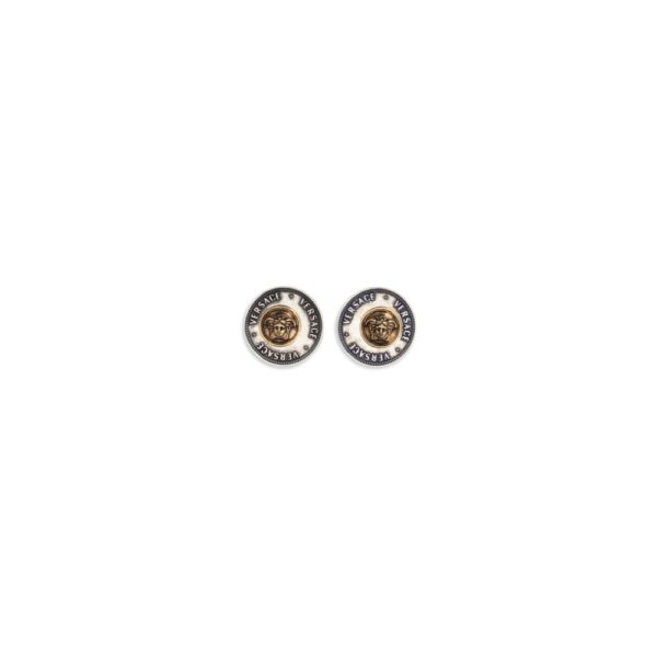 Gray Brass Earrings