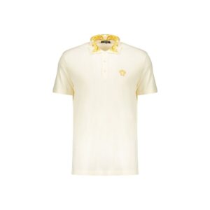 Bicolor Cotton Polo Shirt - Jag Couture London