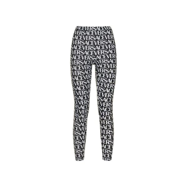 Black Elastane Leggings