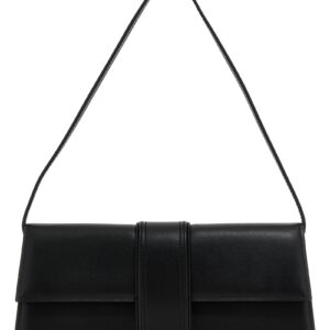 Black Cowhide Shoulder Bag
