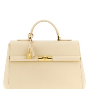 White Lamb Leather Handbag