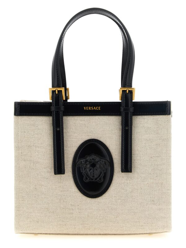 Beige Linen Tote Bag