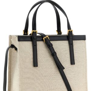 Beige Leather Tote Bag - Jag Couture London