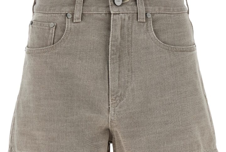 Beige Cotton Bermuda Shorts | Jag Couture London – New York