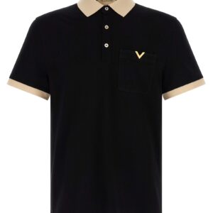 Bicolor Cotton Polo Shirt