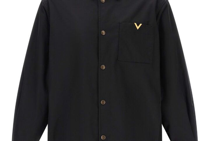 Black Polyester Jacket - Jag Couture London
