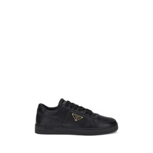 Black Calf Leather Bos Taurus Low Top Sneakers