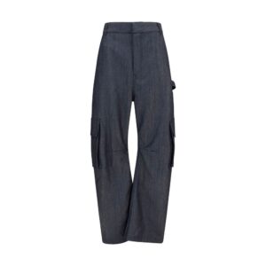 Blue Wool Oves Aries Cargo Pants