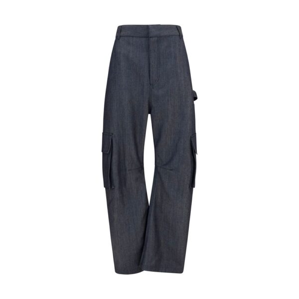 Blue Wool Oves Aries Cargo Pants
