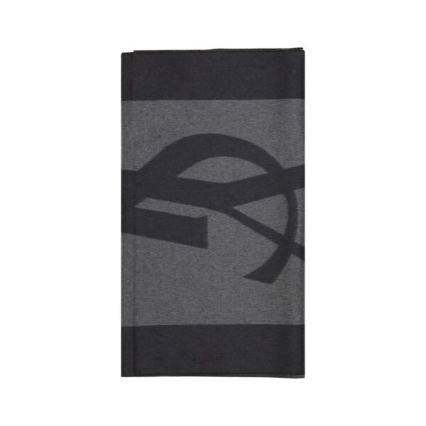Gray Silk Scarf