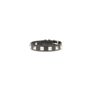 Black Calf Leather Bos Taurus Bracelet