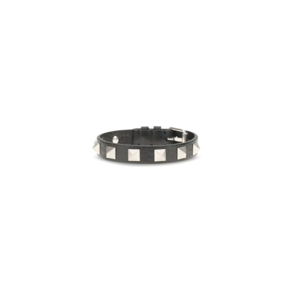 Black Calf Leather Bos Taurus Bracelet