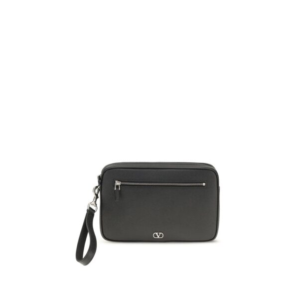 Black Calf Leather Bos Taurus Handbag