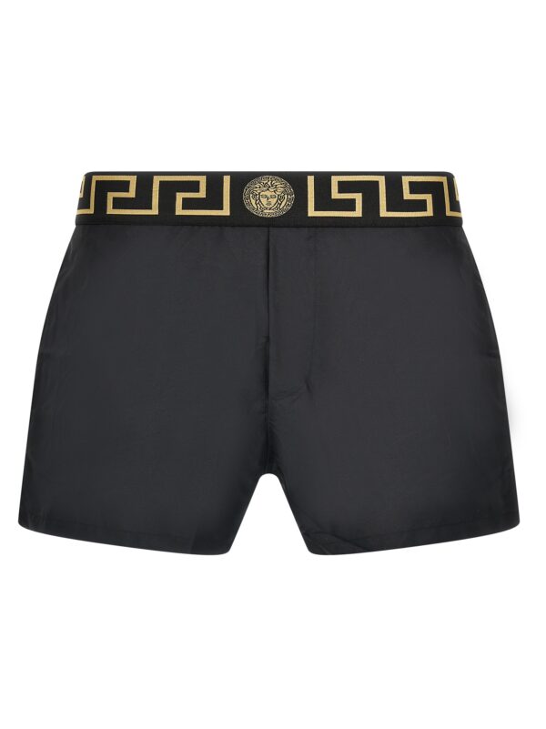 Multicolor Polyester Swim Shorts