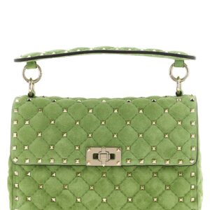 Bicolor Calfskin Shoulder Bag