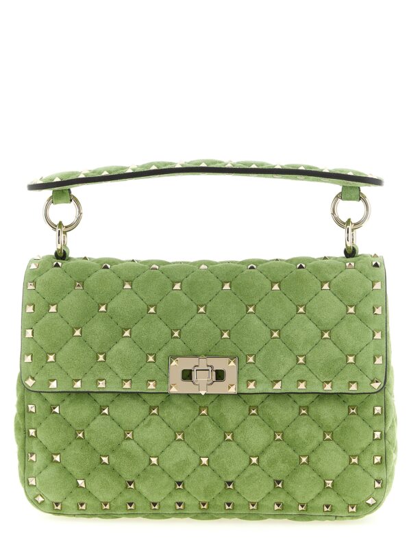 Bicolor Calfskin Shoulder Bag