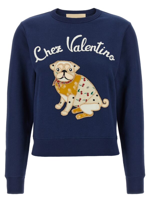 Blue Cotton Sweatshirt