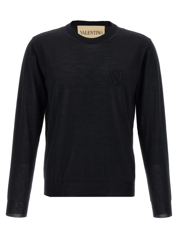 Black Virgin Wool Cardigan