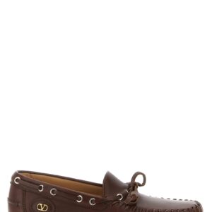 Brown Buffalo Leather Moccassin