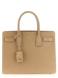 Beige Calfskin Handbag
