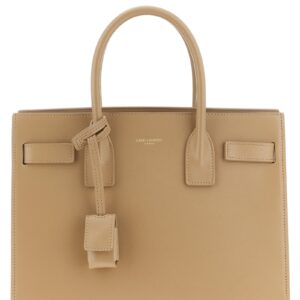 Beige Calfskin Handbag