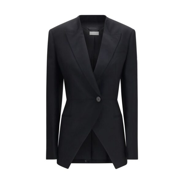 Black Wool Oves Aries Blazer