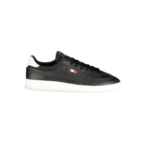 Black Polyurethane Men’s Sneaker