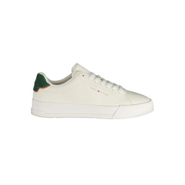 White Polyurethane Men’s Sneaker