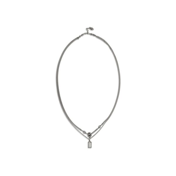 Silver Brass Necklace