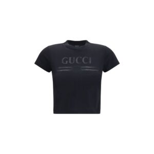 Black Cotton T-Shirt