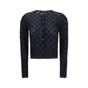 Black Viscose Cardigan