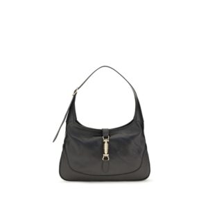 Black Goatskin Shoulder Bag