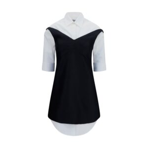 Black Wool Oves Aries Casual Dress