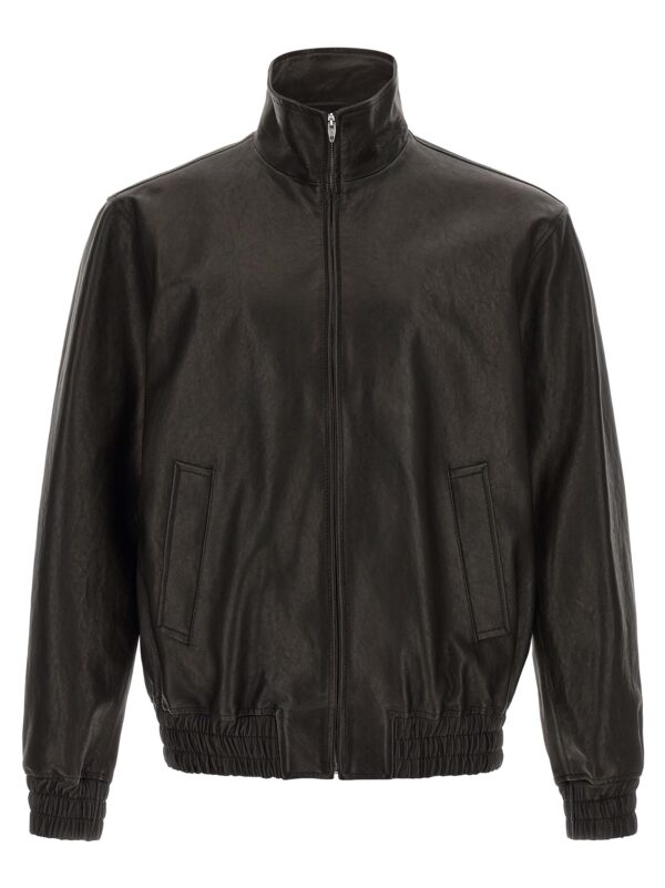 Black Calfskin Leather Jacket