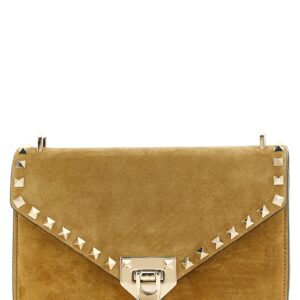 Beige Calfskin Crossbody Bag