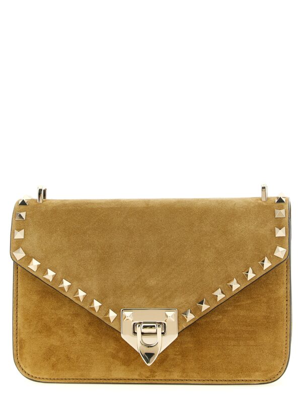 Beige Calfskin Crossbody Bag