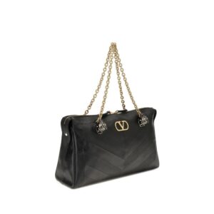 Black Lamb Ovis Aries Shoulder Bag - Jag Couture London