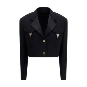 Black Wool Oves Aries Blazer