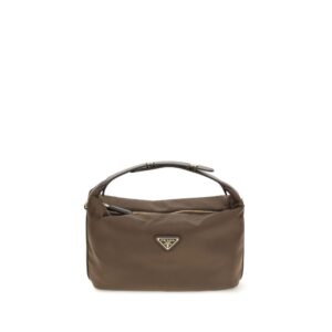 Brown Recycled Polyamide Handbag