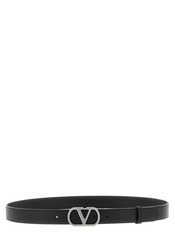 Black Calfskin Regular Belt