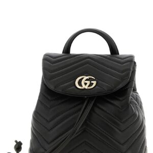 Black Lamb Leather Backpack