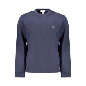 Blue Cotton Men's Sweatshirt