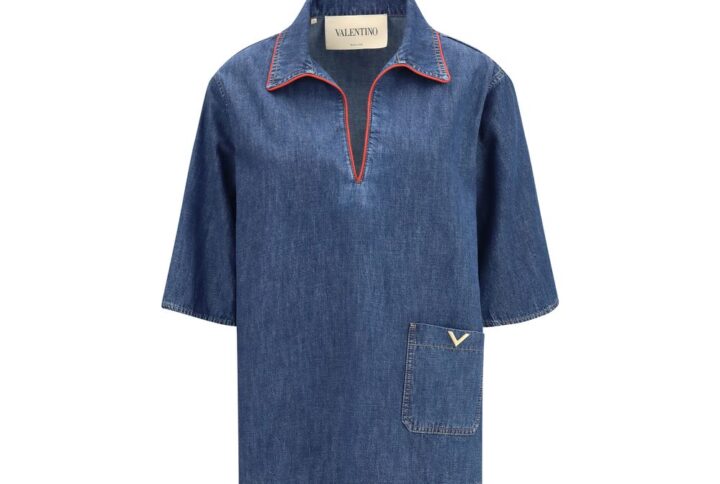 Blue Denim Shirt - Jag Couture London