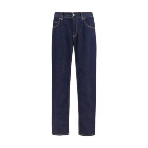Blue Cotton Jeans Denim
